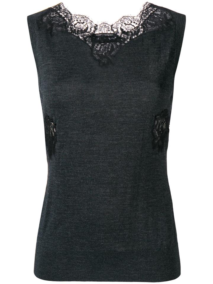 Dolce & Gabbana Vest Tank Top - Grey