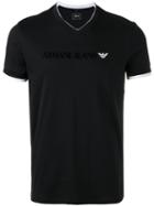 Armani Jeans - Logo T-shirt - Men - Cotton - S, Black, Cotton