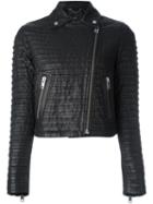 Diesel Ribbed Texture Biker Jacket