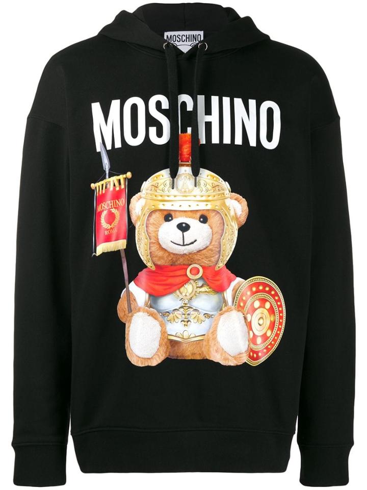 Moschino Centurion Toy Bear Hoodie - Black