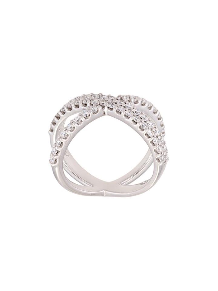 Alinka Katia Diamond Ring, Women's, Size: M, Metallic, Diamond/18kt White Gold
