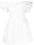 Self-portrait Bardot Mini Dress - White