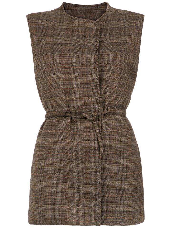 Lilly Sarti Margot Gilet - Brown