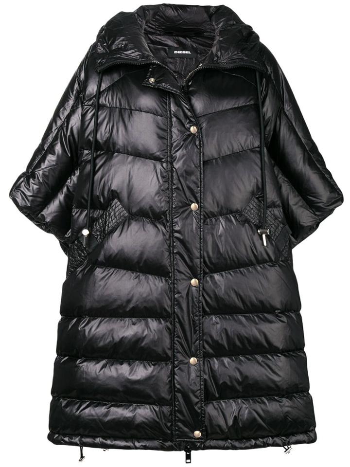 Diesel Padded Coat - Black