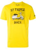Mc2 Saint Barth - St. Tropez Print T-shirt - Men - Cotton - M, Yellow/orange, Cotton