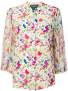 Saloni Fawn Poppies Blouse - Neutrals