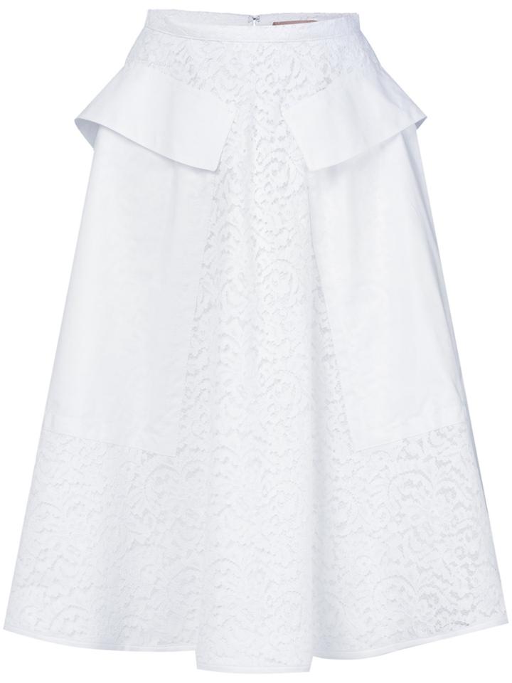No21 Lace A-line Skirt - White