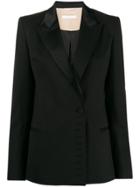 Ssheena Fitted Tailored Blazer - Black