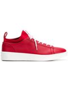 Kenzo Logo Patch Sneakers - Red