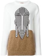 No21 Tribal Face Sweater