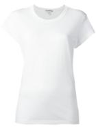 James Perse Round Neck T-shirt, Women's, Size: 1, White, Cotton/polyester/linen/flax