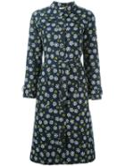 Emanuel Ungaro Vintage Flower Print Trench Coat