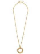 Chanel Pre-owned Engraved Necklace - Gold