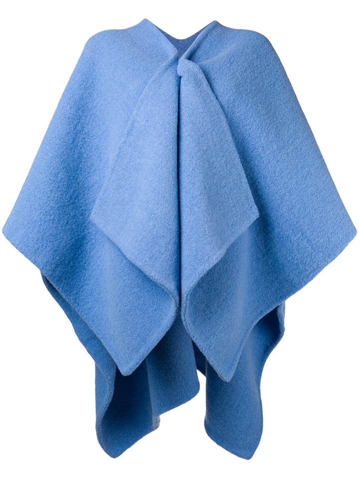Burberry Archive Logo Cape - Blue