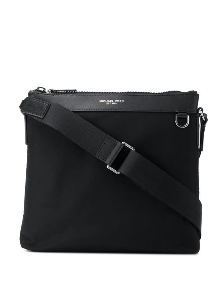 Michael Michael Kors Logo Print Cross Body Bag - Black
