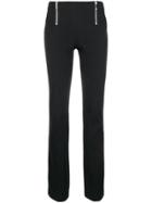 Michael Michael Kors Zipped Slim-fit Trousers - Black
