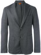Barena Classic Blazer, Men's, Size: 48, Grey, Virgin Wool/spandex/elastane/acetate/viscose