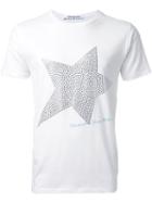 Education From Youngmachines Star Print T-shirt, Men's, Size: 2, White, Cotton