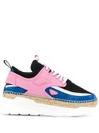 Kenzo K-lastic Platform Sneakers - Pink