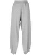 Mm6 Maison Margiela Open Leg Sweat Pants - Grey