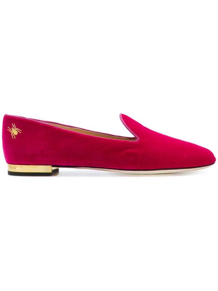 Charlotte Olympia Nocturnal Flats - Pink & Purple