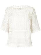 Vanessa Bruno Athé Lace Blouse, Women's, Size: 36, White, Cotton