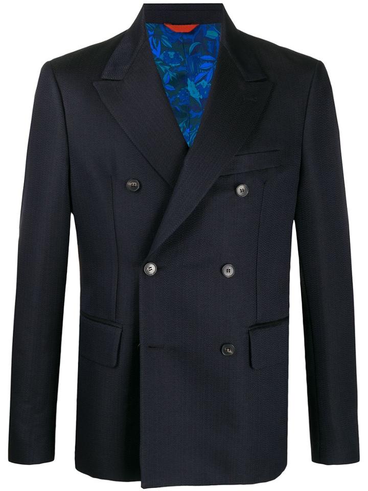 Missoni Double-breasted Blazer - Blue