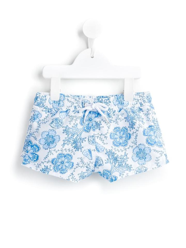 Sunuva 'coral Shell' Swimshorts, Girl's, Size: 7 Yrs, Blue