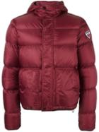 Rossignol Short Hooded Jacket, Men's, Size: 50, Red, Polyamide/feather Down