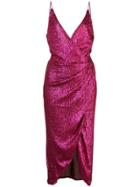 Jonathan Simkhai Sequined V-neck Wrap Dress - Pink