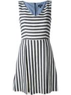 Armani Jeans Flared Stripe Dress