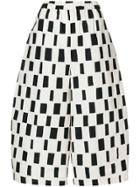 Junya Watanabe Comme Des Garçons Printed Cropped Trousers - White