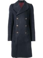 Gucci Pre-owned Double-breasted Coat - Blue