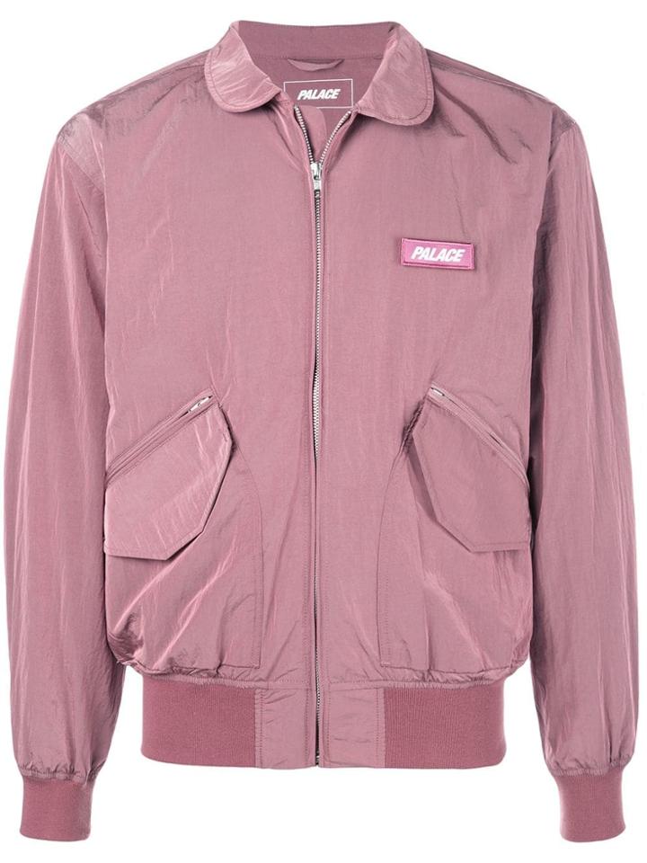 Palace Full-zipped Bomber Jacket - Pink