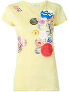 Stella Mccartney Printed T-shirt, Women's, Size: 40, Yellow/orange, Cotton