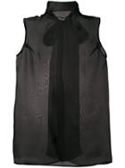 Ermanno Scervino High Neck Blouse - Black