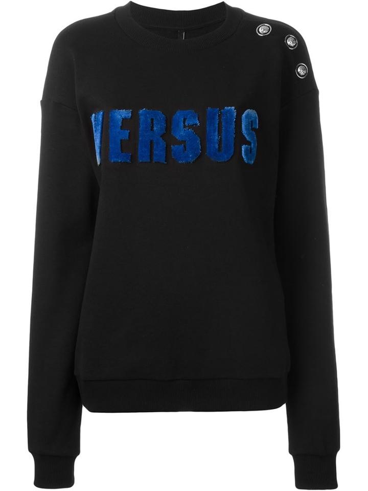 Versus Towelling Logo Sweatshirt