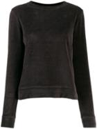 Allude Colour Block Knitted Top - Grey