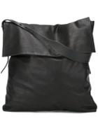 Rick Owens Oversized Shoulder Bag, Men's, Black, Calf Leather