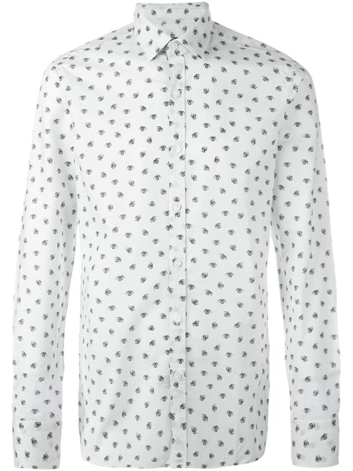 Lanvin 'pool Spider' Print Shirt - White