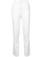 Oscar De La Renta Skinny Trousers - White