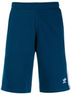 Adidas Logo Sweat Shorts - Blue