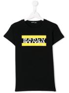 Marco Bologna Kids Teen Printed Logo T-shirt - Black