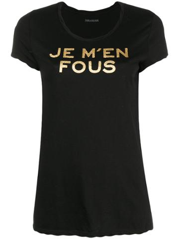 Zadig & Voltaire Je M'en Fous - Black