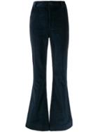 Katharine Hamnett London Marina Corduroy Flared Trousers - Blue