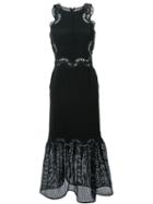 Jonathan Simkhai Embroidered Mesh Gown