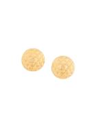 Chanel Vintage Chanel Vintage Cc Logos Gold Button Earrings