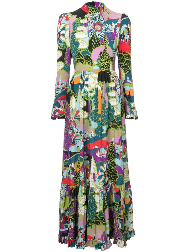 La Doublej Floral Print Dress - Multicolour