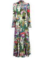 La Doublej Floral Print Dress - Multicolour
