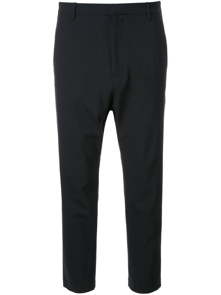 Nili Lotan Cropped Trousers, Women's, Size: 6, Black, Polyester/spandex/elastane/virgin Wool